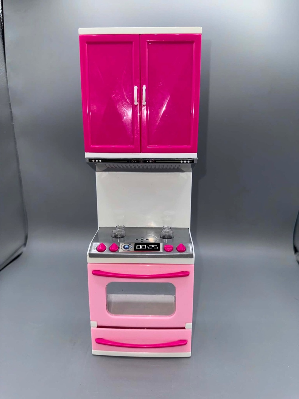 Liberty Import Kitchens Stove & Cabinet With Lights and Sound Dollhouse Toy